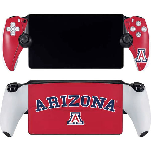 University of Arizona Primary Logo Red PlayStation Portal Remote Player Skin