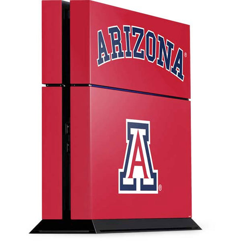 University of Arizona Primary Logo Red PlayStation PS4 Skins
