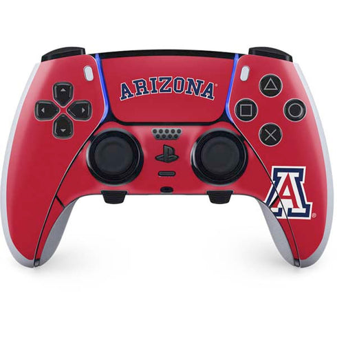 University of Arizona Primary Logo Red PS5 DualSense Edge Pro Controller Skin