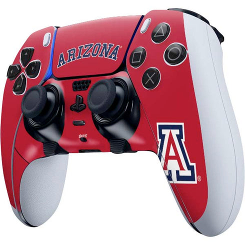 University of Arizona Primary Logo Red PS5 DualSense Edge Pro Controller Skin