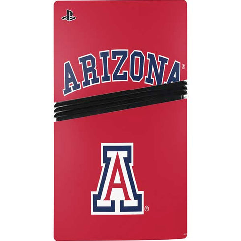 University of Arizona Primary Logo Red PS5 Pro Console Skin