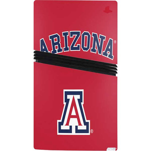 University of Arizona Primary Logo Red PS5 Pro Console Skin