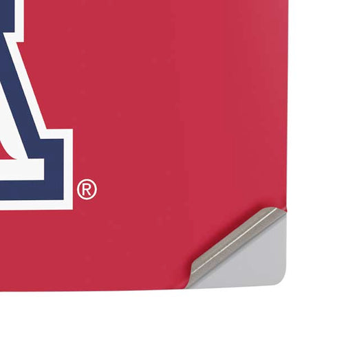 University of Arizona Primary Logo Red PS5 Pro Disk Console Skin