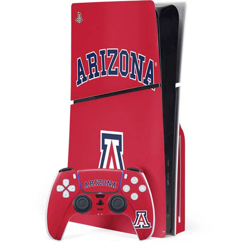 University of Arizona Primary Logo Red PlayStation PS5 Skins