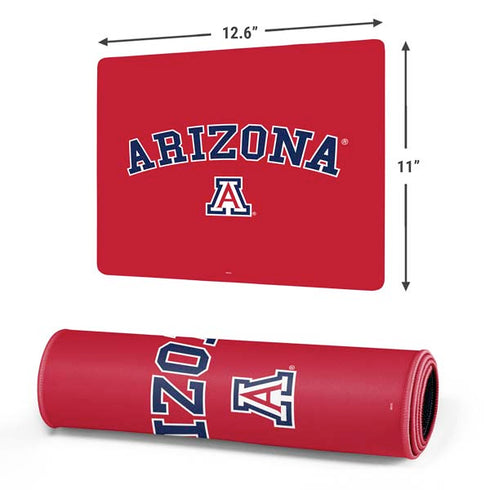 University of Arizona Primary Logo Red Gaming Mouse Pad