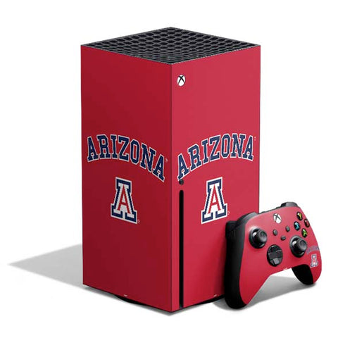 University of Arizona Primary Logo Red Xbox Series X Bundle Skin