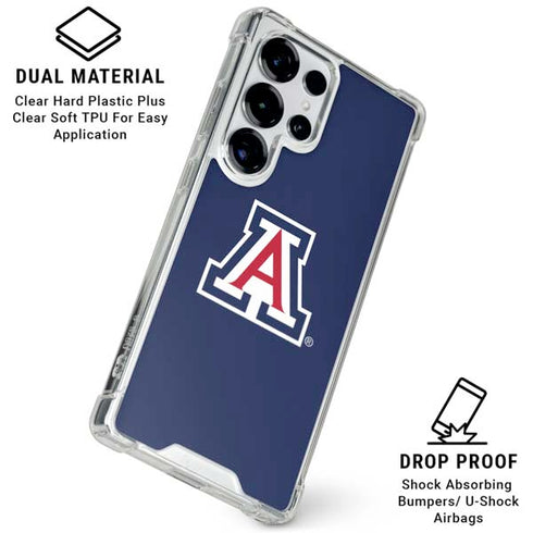 University of Arizona Primary Mark Galaxy S25 Ultra Clear Case