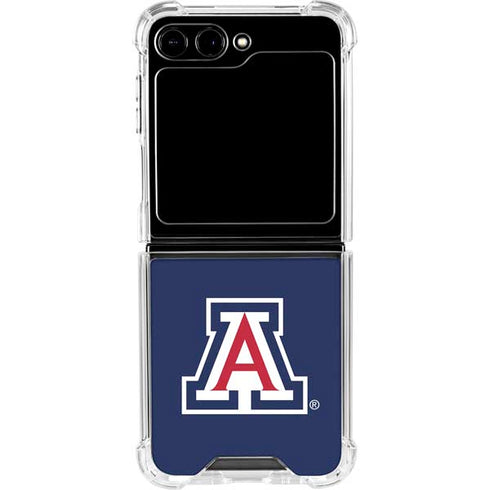 University of Arizona Primary Mark Galaxy Z Flip6 Clear Case