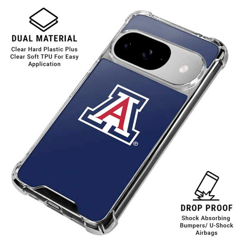 University of Arizona Primary Mark Google Pixel 10 Clear Case