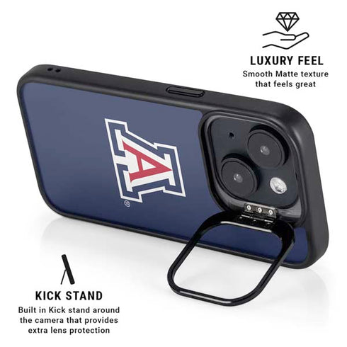 University of Arizona Primary Mark iPhone 14 Plus Kickstand Case
