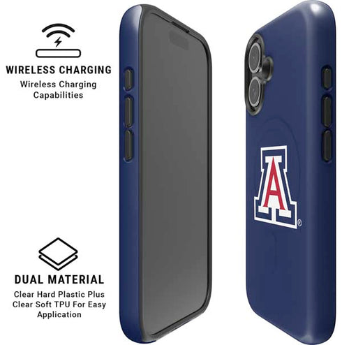 University of Arizona Primary Mark iPhone 16 Plus Magsafe Impact Case