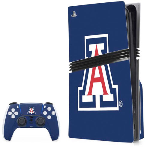 University of Arizona Primary Mark PS5 Pro Disk Bundle Skin