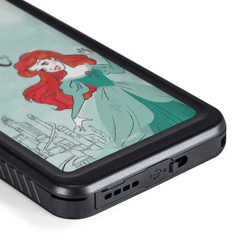 Disney Princess Ariel Galaxy S24 Plus Waterproof Case