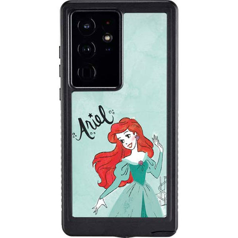 Disney Princess Ariel Galaxy S24 Ultra Waterproof Case