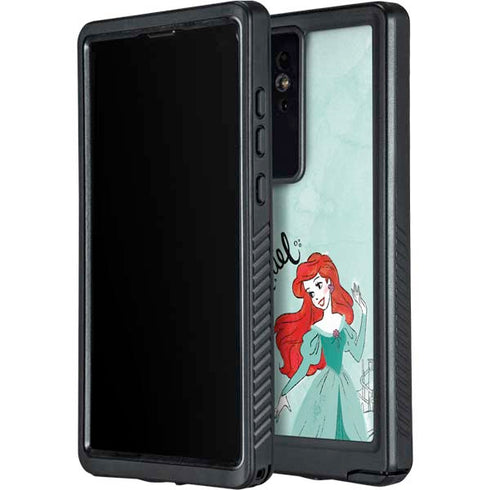Disney Princess Ariel Galaxy S24 Ultra Waterproof Case