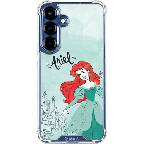Disney Princess Ariel Galaxy S25 Plus Clear Case