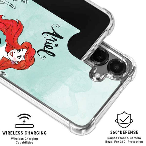 Disney Princess Ariel Galaxy S26 Clear Case
