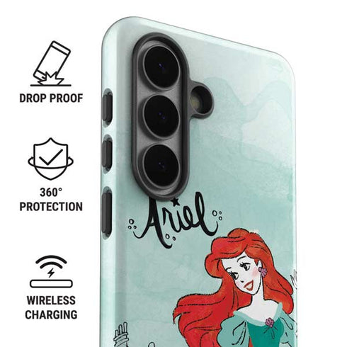 Disney Princess Ariel Galaxy S26 Impact Case
