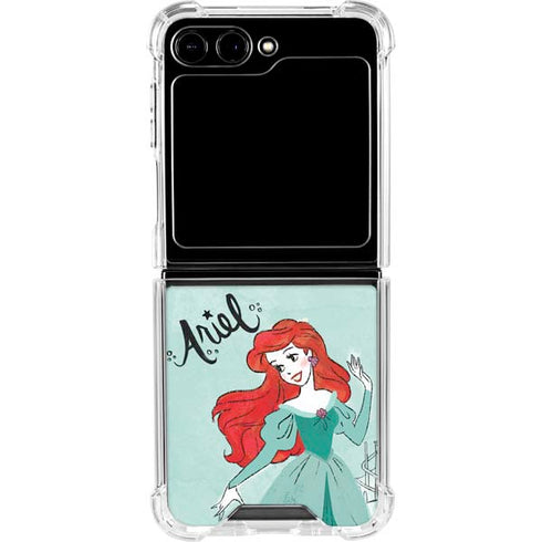 Disney Princess Ariel Galaxy Z Flip6 Clear Case