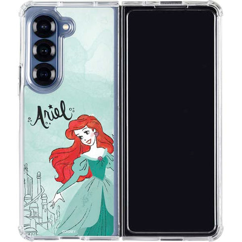 Disney Princess Ariel Galaxy Z Fold6 Clear Case