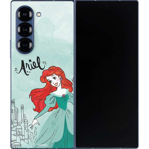 Disney Princess Ariel Galaxy Z Fold6 Skin