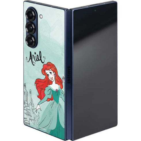 Disney Princess Ariel Galaxy Z Fold6 Skin