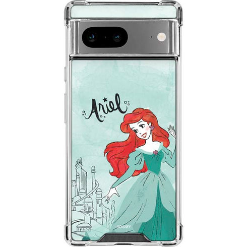 Disney Princess Ariel Google Pixel 8a Clear Case
