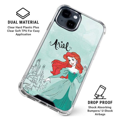 Disney Princess Ariel iPhone 15 Clear Case