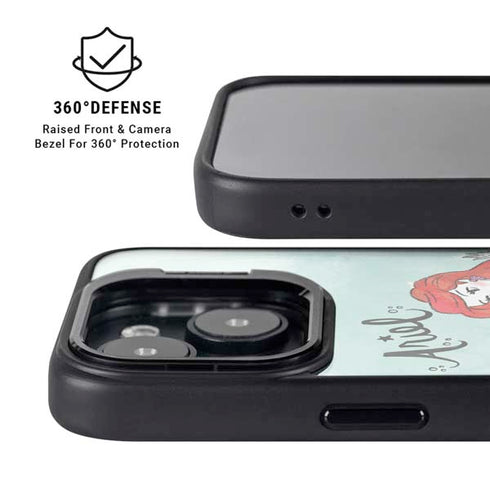 Disney Princess Ariel iPhone 15 Plus Kickstand Case