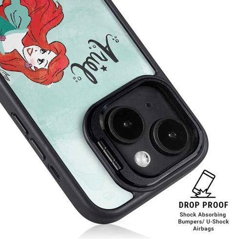 Disney Princess Ariel iPhone 15 Plus Kickstand Case