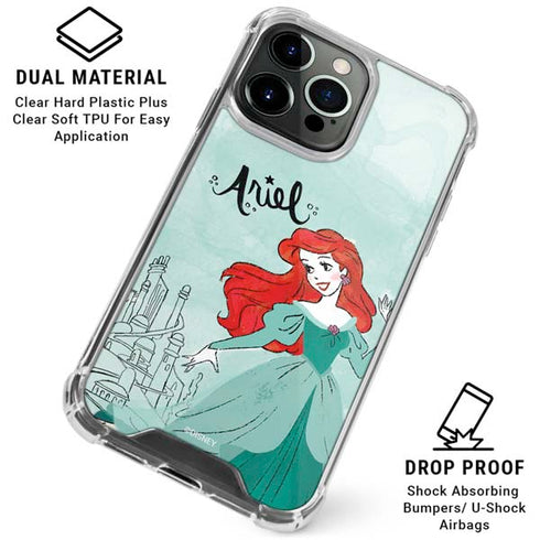 Disney Princess Ariel iPhone 16 Pro Clear Case