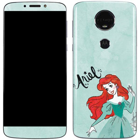 Disney Princess Ariel Moto E5 Plus Skin