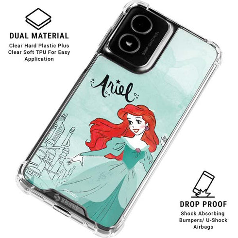Disney Princess Ariel Moto G Power 5G (2024) Clear Case