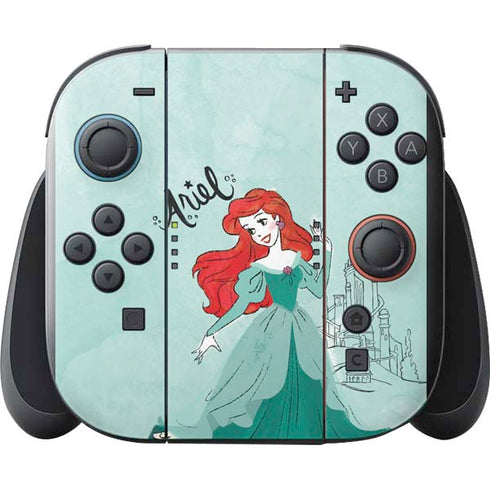 Disney Princess Ariel Nintendo Switch 2 (2025) with Joy-Con Skin