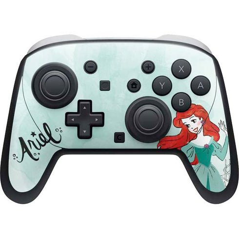 Disney Princess Ariel Nintendo Switch 2 (2025) Pro Controller Skin