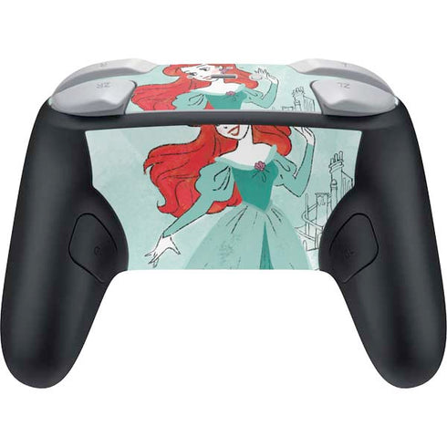 Disney Princess Ariel Nintendo Switch 2 (2025) Pro Controller Skin