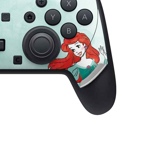 Disney Princess Ariel Nintendo Switch 2 (2025) Pro Controller Skin