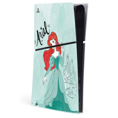 Disney Princess Ariel PS5 Slim Digital Edition Console Skin