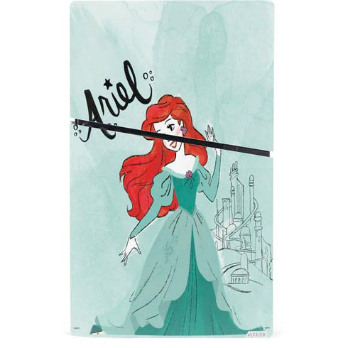 Disney Princess Ariel PS5 Slim Digital Edition Console Skin