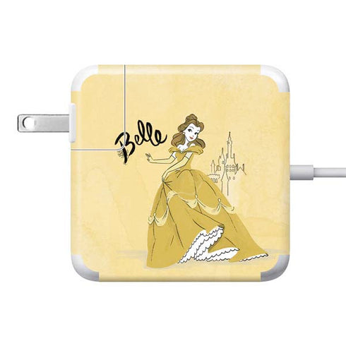 Disney Princess Belle Art 85W Power Adapter (15 and 17 inch MacBook Pro Charger) Skin