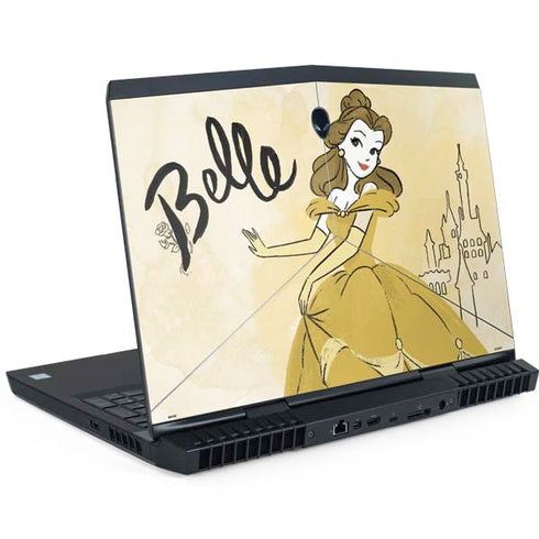 Disney Princess Belle Art Dell Alienware Skin