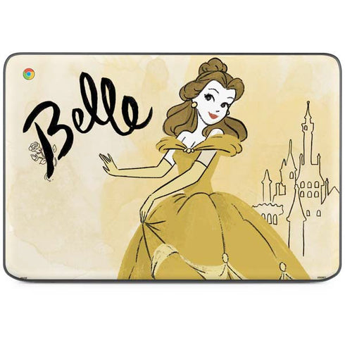 Disney Princess Belle Art HP Chromebook Skin