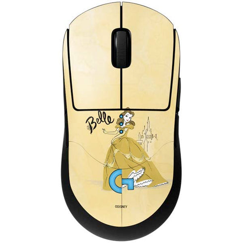 Disney Princess Belle Art G Pro Wireless Gaming Mouse Skin