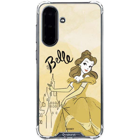 Disney Princess Belle Art Galaxy A36 5G Clear Case