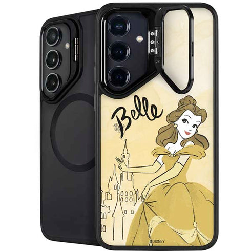 Disney Princess Belle Art Galaxy S25 Plus Kickstand Case
