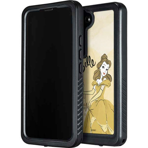 Disney Princess Belle Art Galaxy S24 Plus Waterproof Case