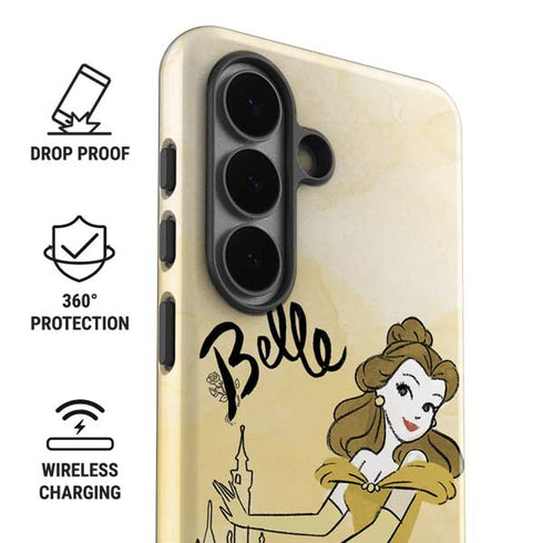 Disney Princess Belle Art Galaxy S26 Plus Impact Case