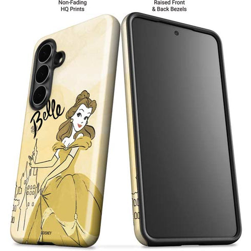 Disney Princess Belle Art Galaxy S26 Plus Impact Case
