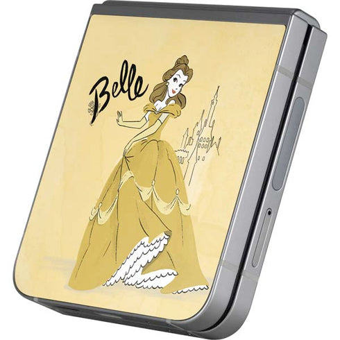 Disney Princess Belle Art Galaxy Z Flip6 Skin
