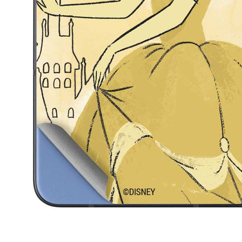 Disney Princess Belle Art Galaxy Z Fold5 5G Skin
